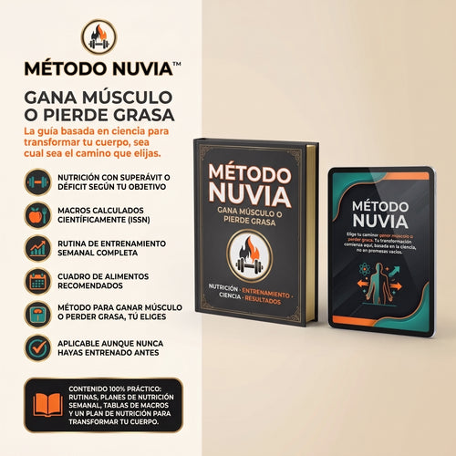 Método Nuvia: Gana Músculo o Pierde Grasa