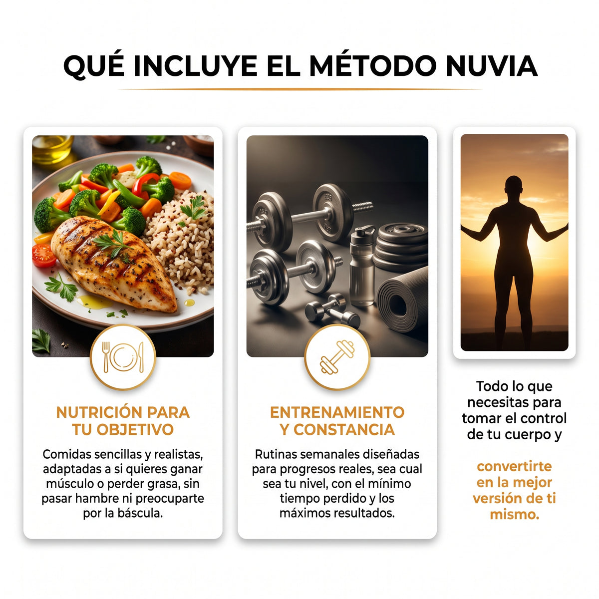 Método Nuvia: Gana Músculo o Pierde Grasa